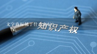 文字商标属于什么商标？