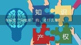 车标是“闪电形”的，是什么车？