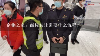 企业之家：商标转让需要什么流程？