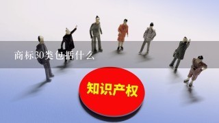 商标30类包括什么