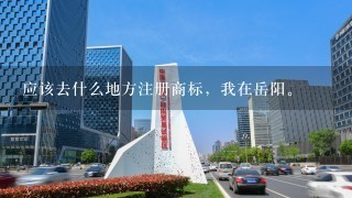 应该去什么地方注册商标，我在岳阳。