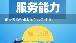 销售类商标注册是第几类目项