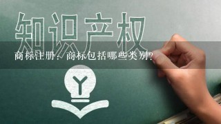 商标注册：商标包括哪些类别？