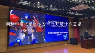 商标申请状态显示为未公开是什么意思