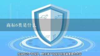 商标6类是什么