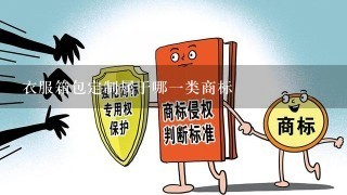 衣服箱包定制属于哪1类商标