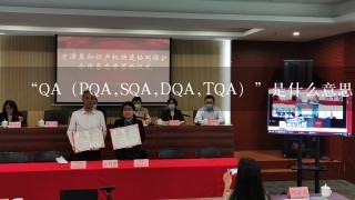 “QA（PQA,SQA,DQA,TQA）”是什么意思？