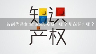 名创优品和miniso的关系？哪个是商标？哪个是logo？